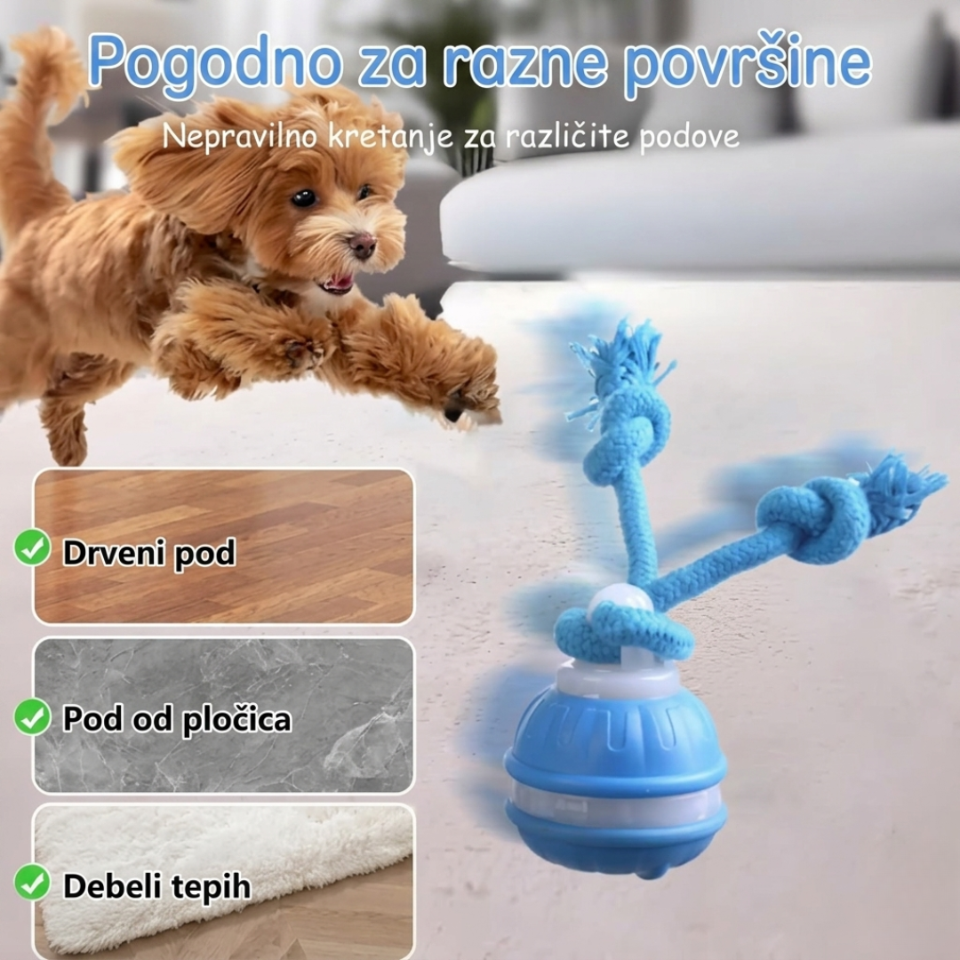 RolliPlay™ – Pametna Loptica Za Kućnog Ljubimca