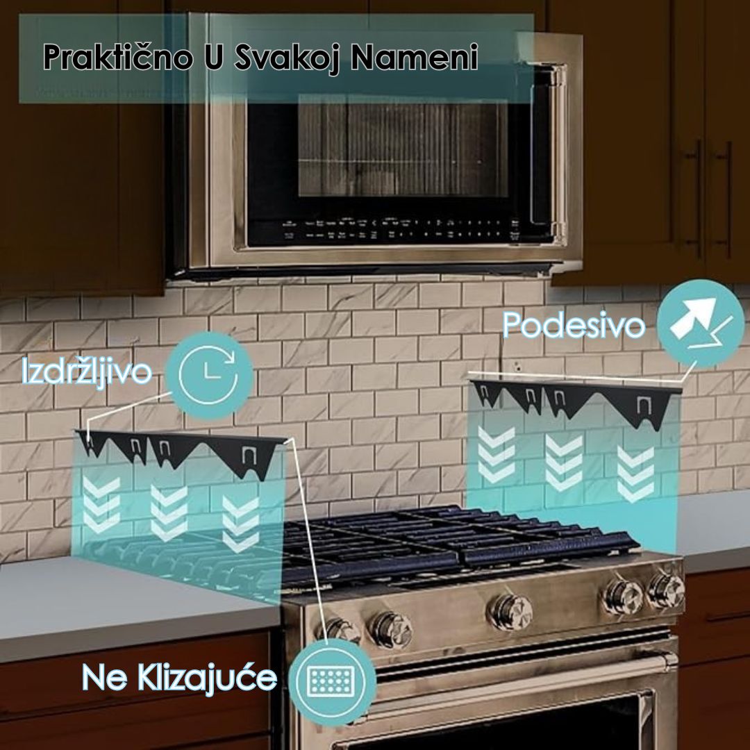 Poklopci za Razmak Između Šporeta (Set od 2 Komada)