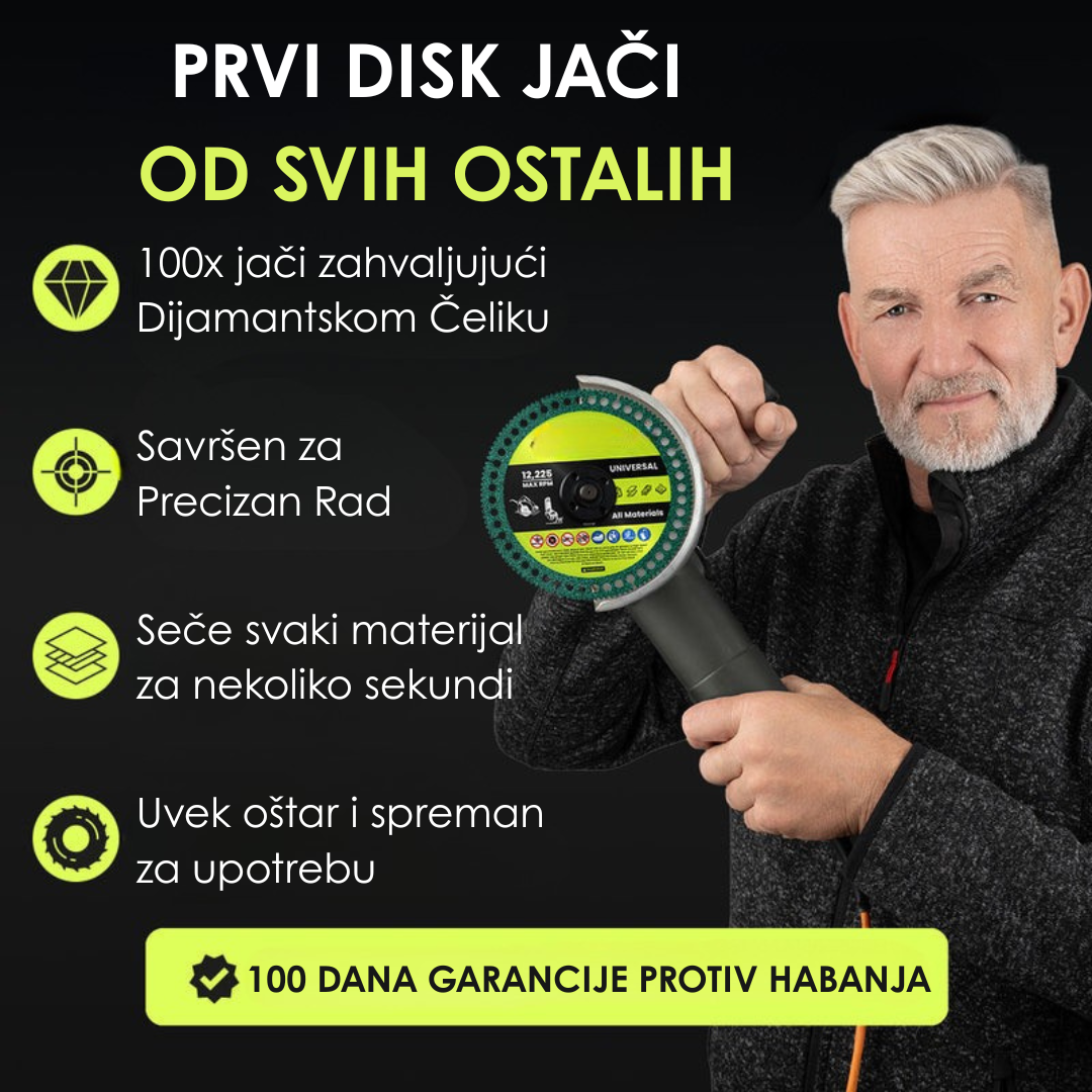 Dijamantski Univerzalni Disk za Brusilicu