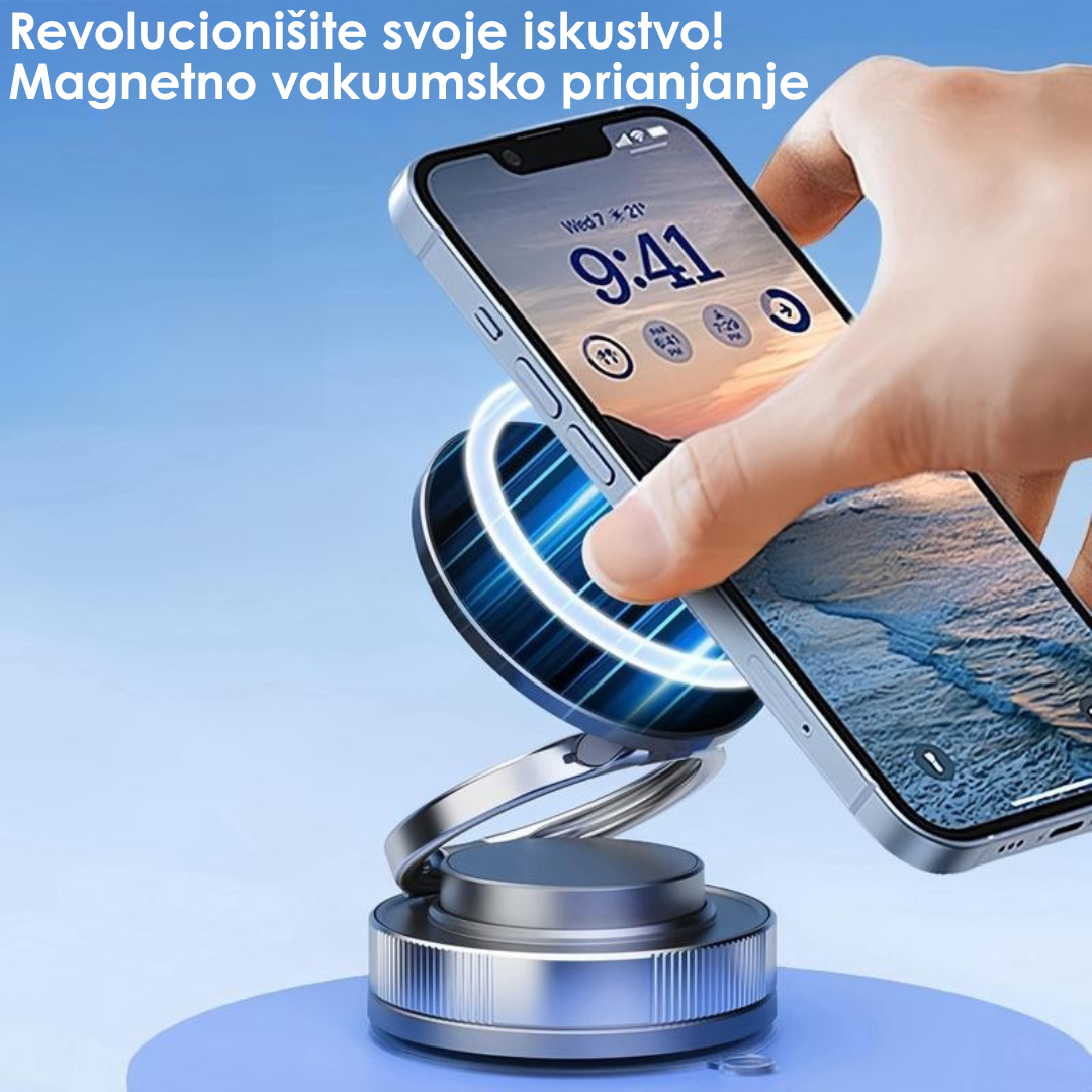 Magnetni Držač za Telefon za Vakum Efektom