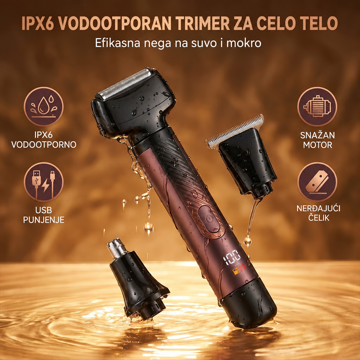 SmoothReach™ - 4 u 1 Trimer Za Telo