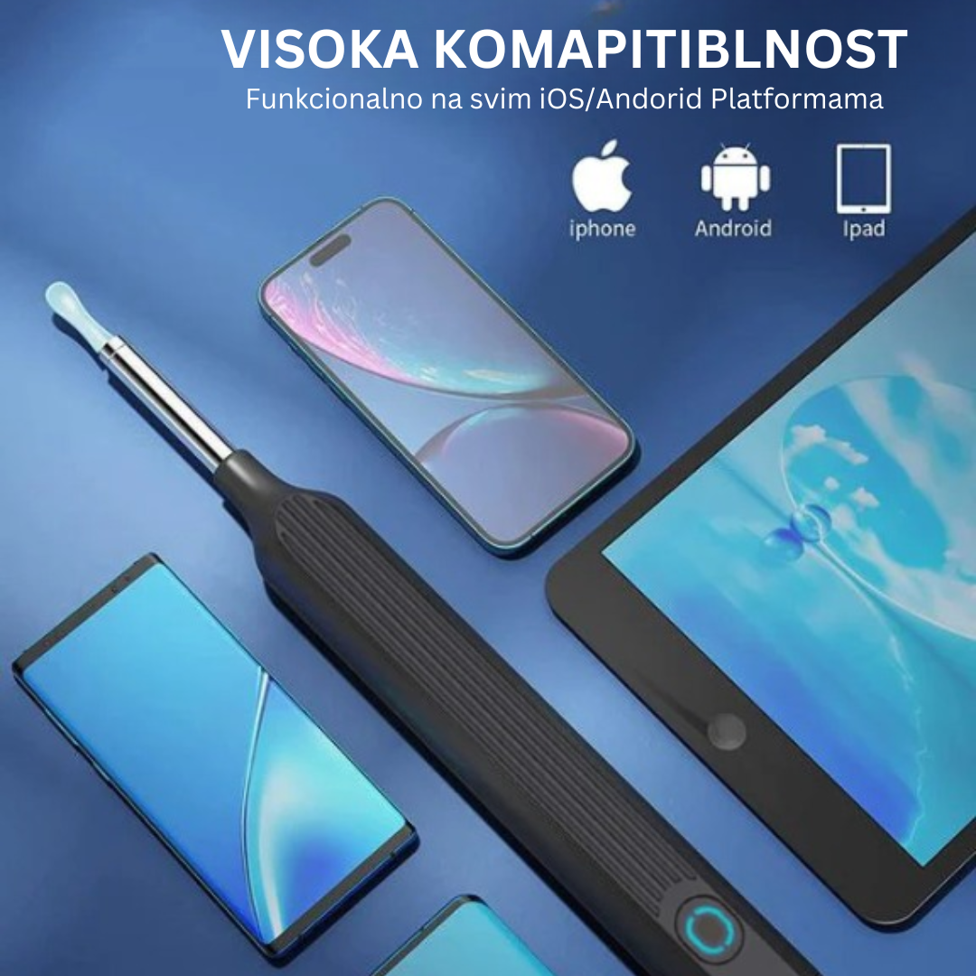 Pametni Vizuelni Čistač Ušiju sa Kamerom