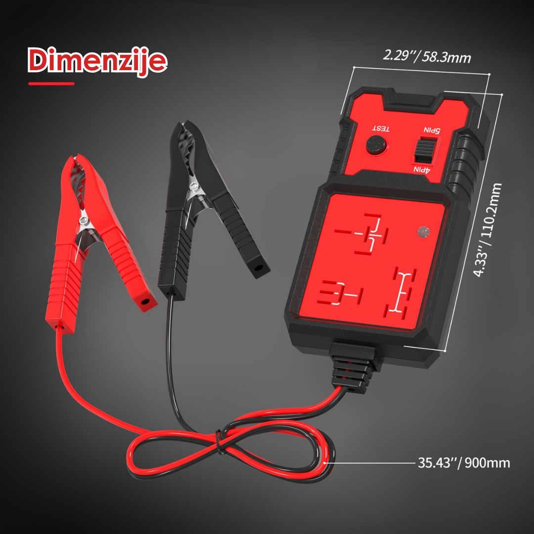 Tester Releja za Automobil 12V sa LED Indikatorom
