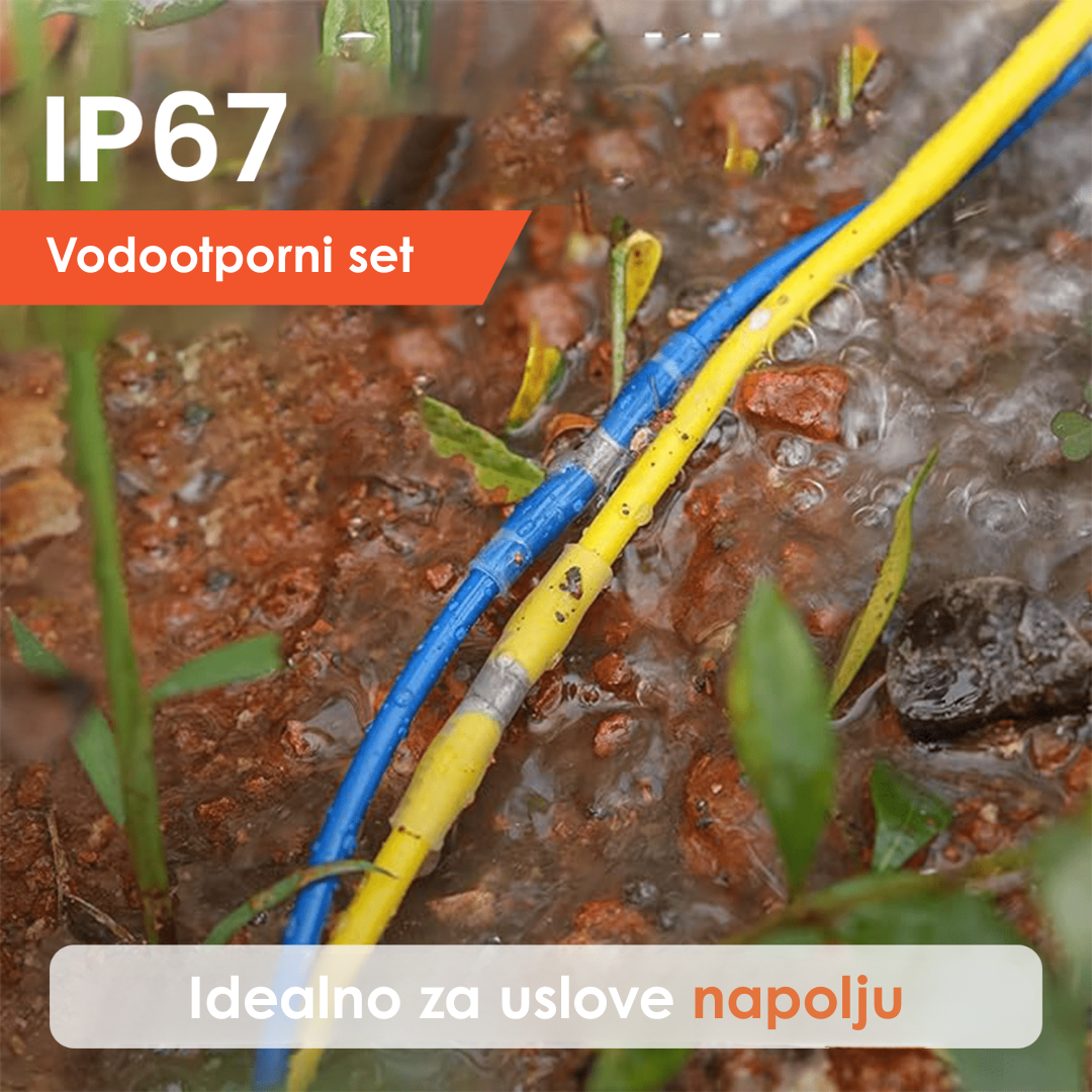 Termoskupljajući Konektori za Lemljenje (Set od 150 Komada)