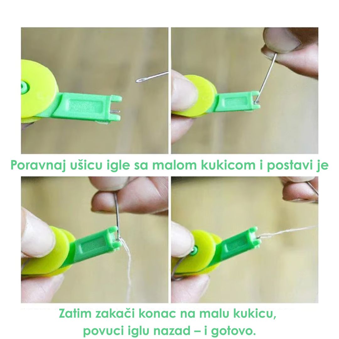 Automatski Uvlakač Konca za Igle (Set od 3 Komada)