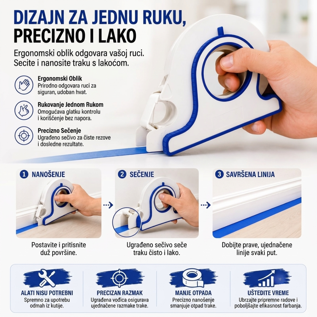 TapeMaster™
- Aplikator Trake Za Farbanje