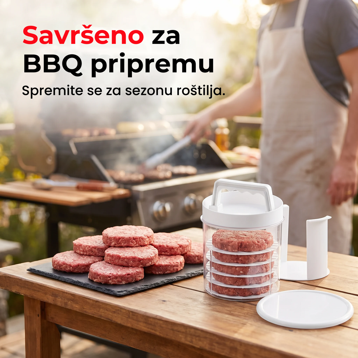 PattyPro™ – Dodatak za pravljenje pljeskavica