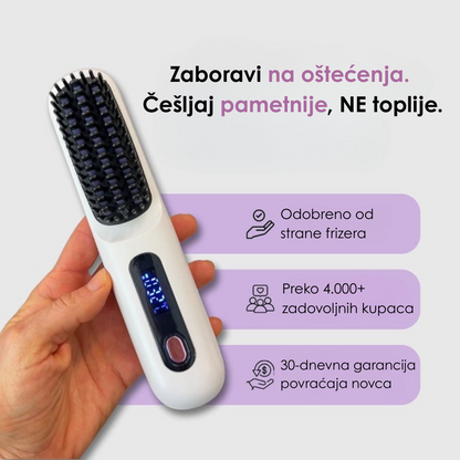 Bežična Prenosiva Četka za Ispravljanje Kose