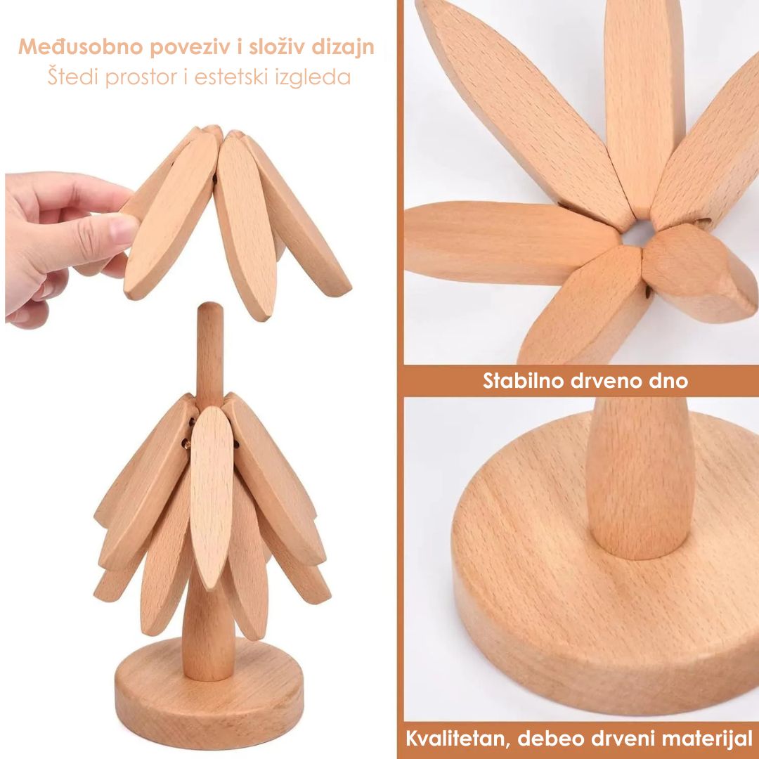 Drveni Set Podmetača