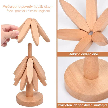 Drveni Set Podmetača