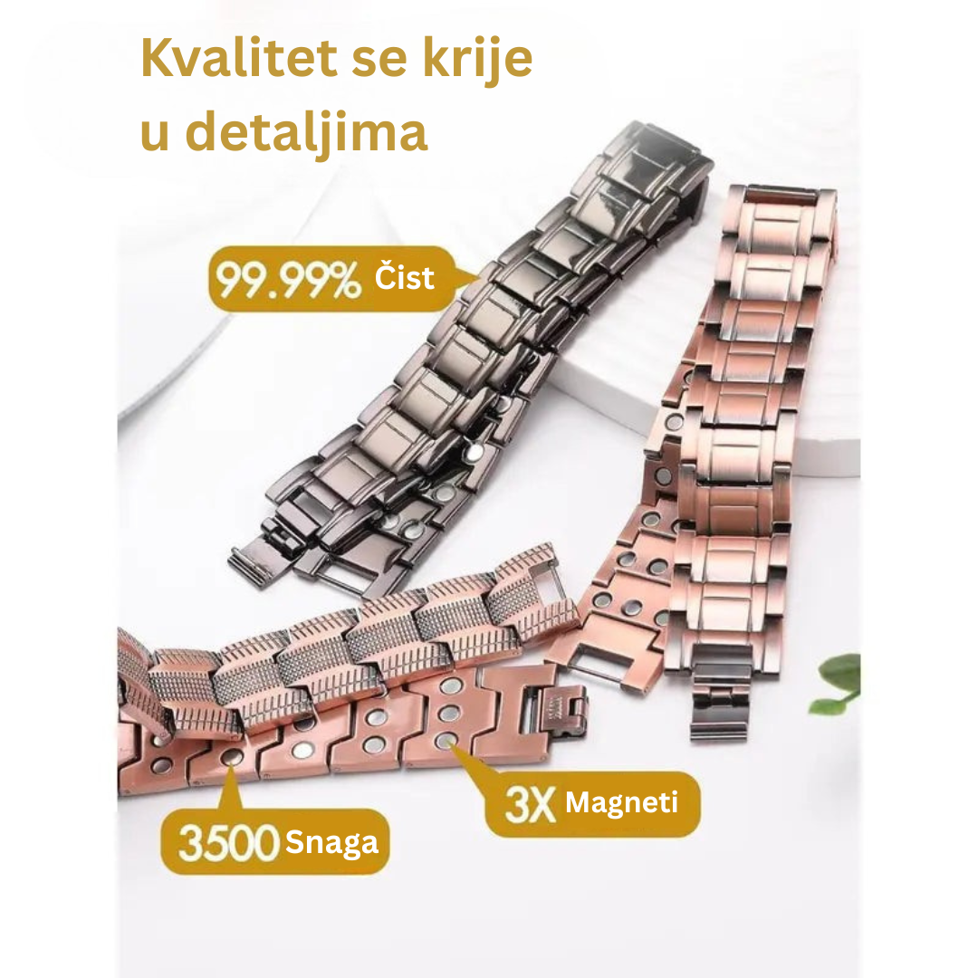 Bakarna Magnetna Narukvica