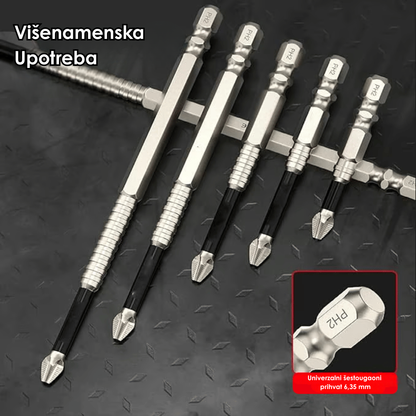 Set Nastavaka za Odvijače sa Magnetom (6 Komada)