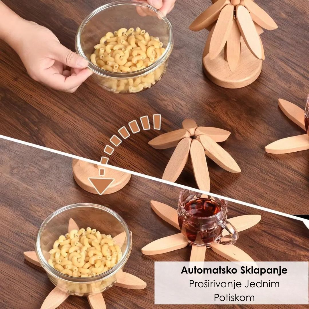 Drveni Set Podmetača