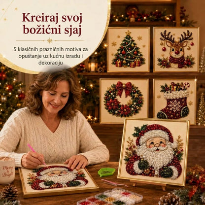 PearlCanvas™ – Komplet Perli Za Novogodišnji Portret