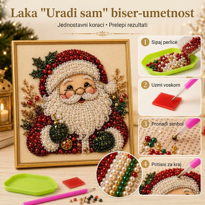 PearlCanvas™ – Komplet Perli Za Novogodišnji Portret