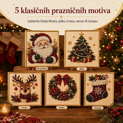 PearlCanvas™ – Komplet Perli Za Novogodišnji Portret