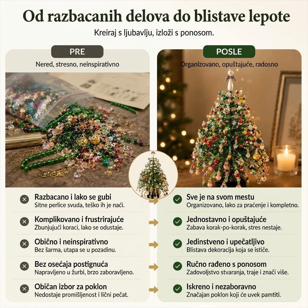 CrystalTree™ – Komplet Za Izradu Jelke