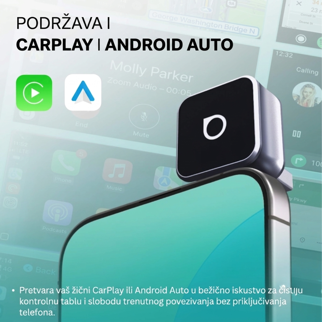 PlayLink™ – Bežični adapter za CarPlay i Android Auto