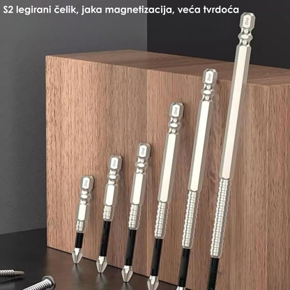 Set Nastavaka za Odvijače sa Magnetom (6 Komada)