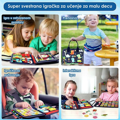 Montessori Edukativna Tabla of Filca