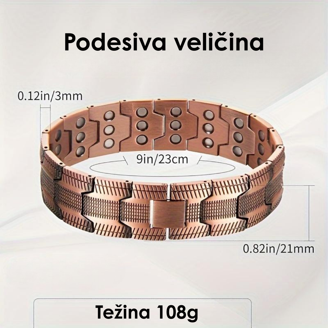 Bakarna Magnetna Narukvica