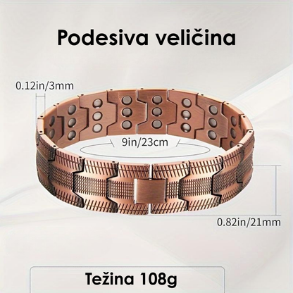 Bakarna Magnetna Narukvica