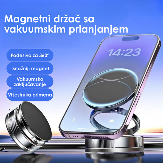 Magnetni Držač za Telefon za Vakum Efektom