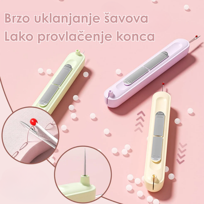 2 u 1 Alat za Uvlačenje Konca i Otparanje Šavova