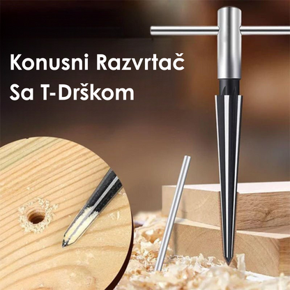 Konusni Razvrtač Sa T Drškom (Set od 2 Komada)