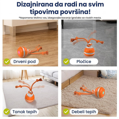 RolliPlay™ – Pametna Loptica Za Kućnog Ljubimca