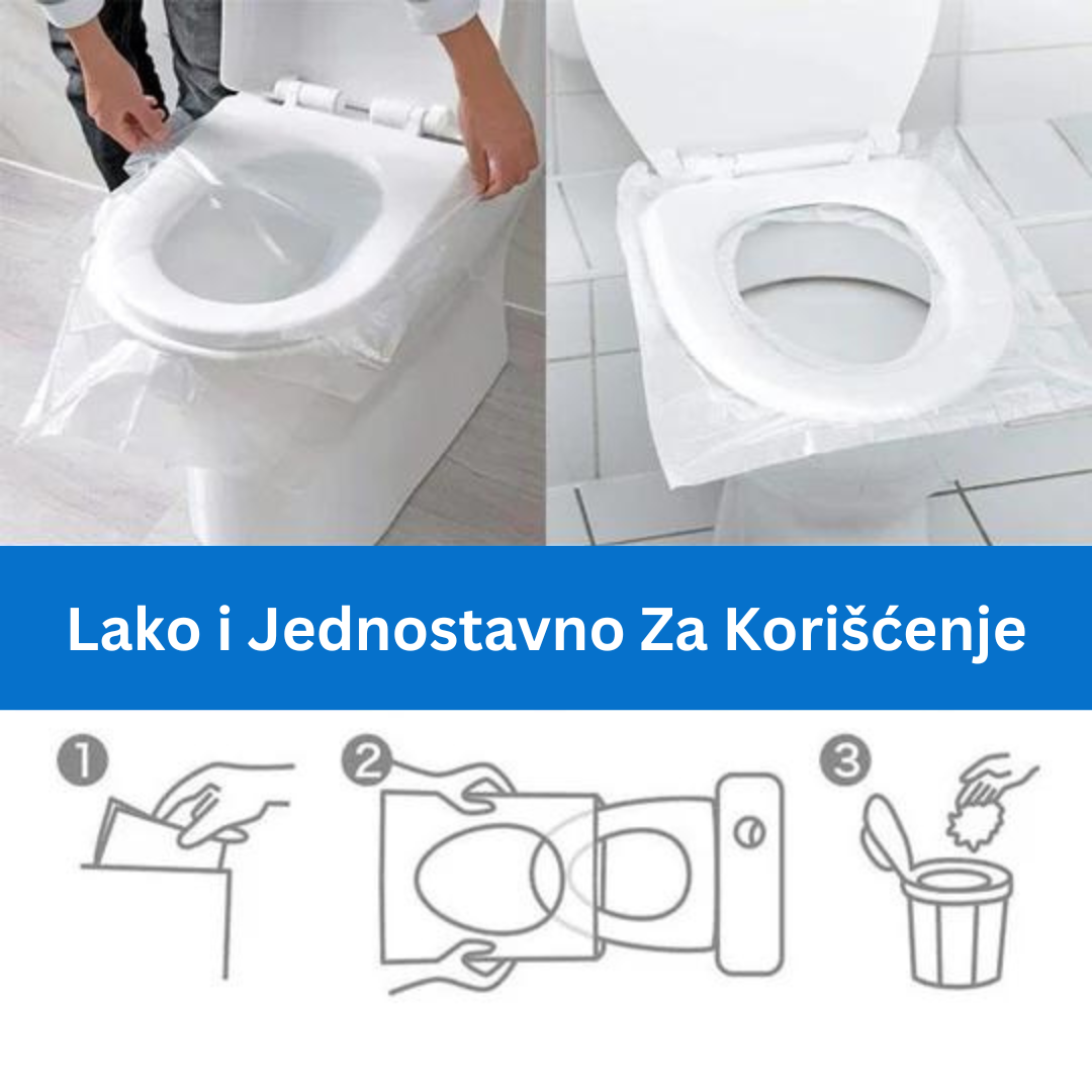 Higijenska Navlaka Za WC Šolju (50 Komada)