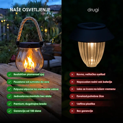 Solarna Lampa za Spoljašnju Upotrebu