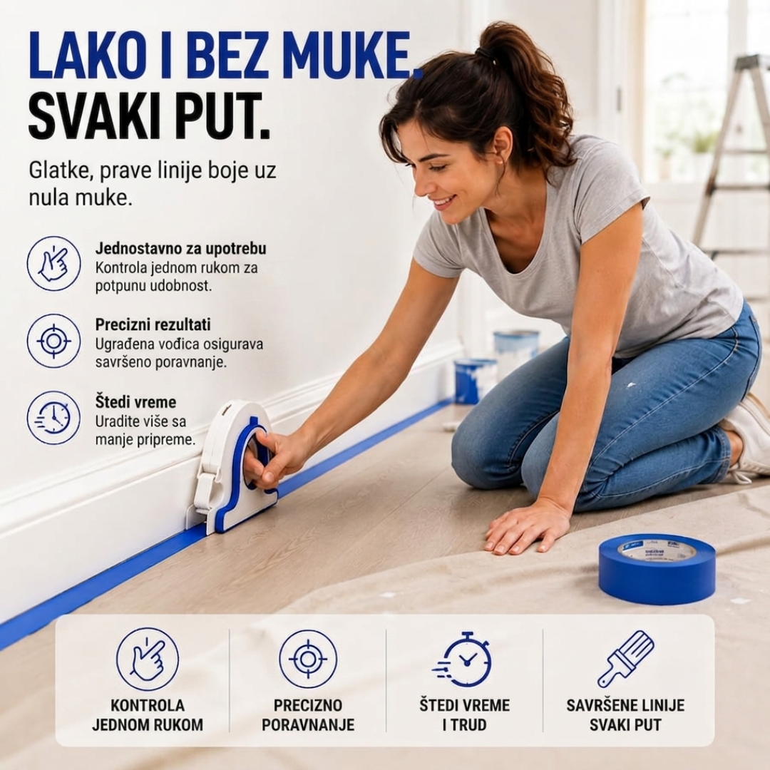 TapeMaster™ - Aplikator Trake Za Farbanje