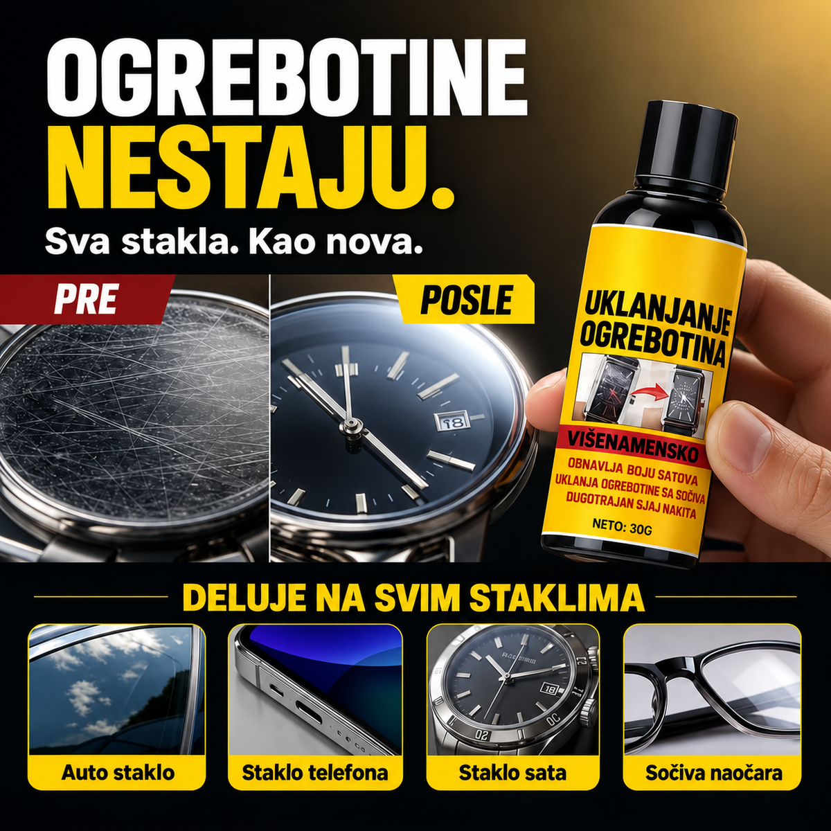 ScratchPolish™ – Multifunkcionalno sredstvo za poliranje ogrebotina