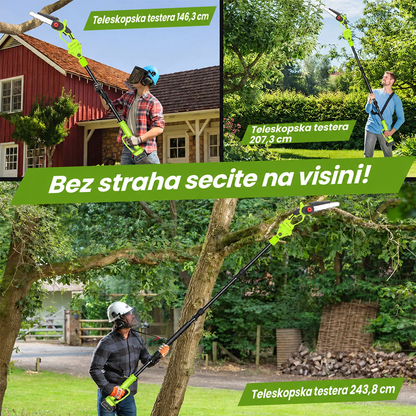 PoleChainsaw™ – 2 u 1 Motorna Testera Sa Teleskopom