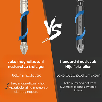 Set Nastavaka za Odvijače sa Magnetom (6 Komada)
