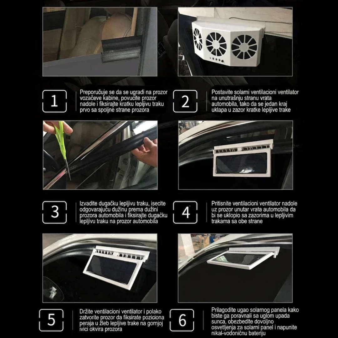 CarVentilator - Ventilator Za Hladjenje Automobila