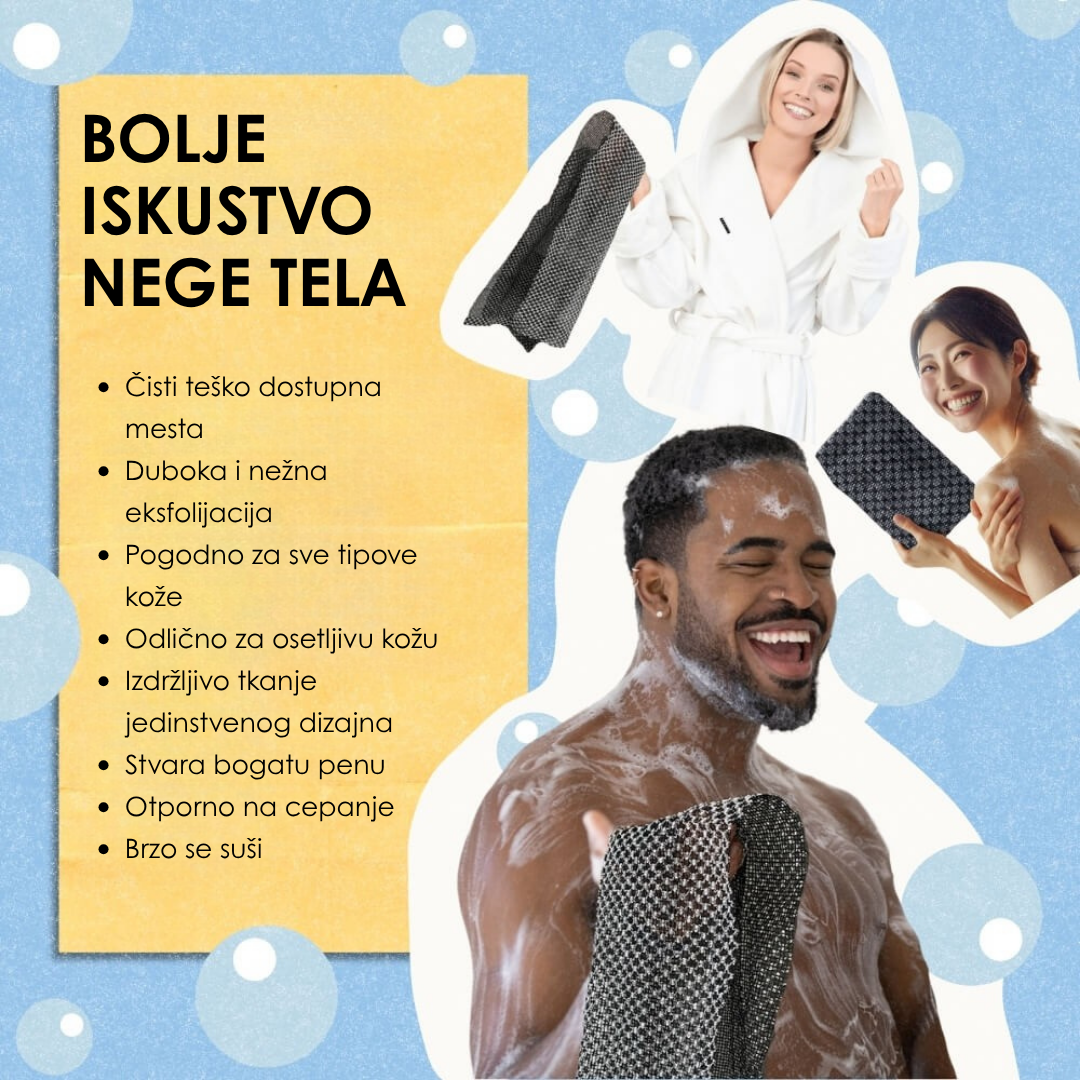Antibakterijski Peškir za Celo Telo