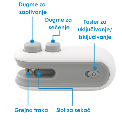 Mini aparat za zavarivanje kesa