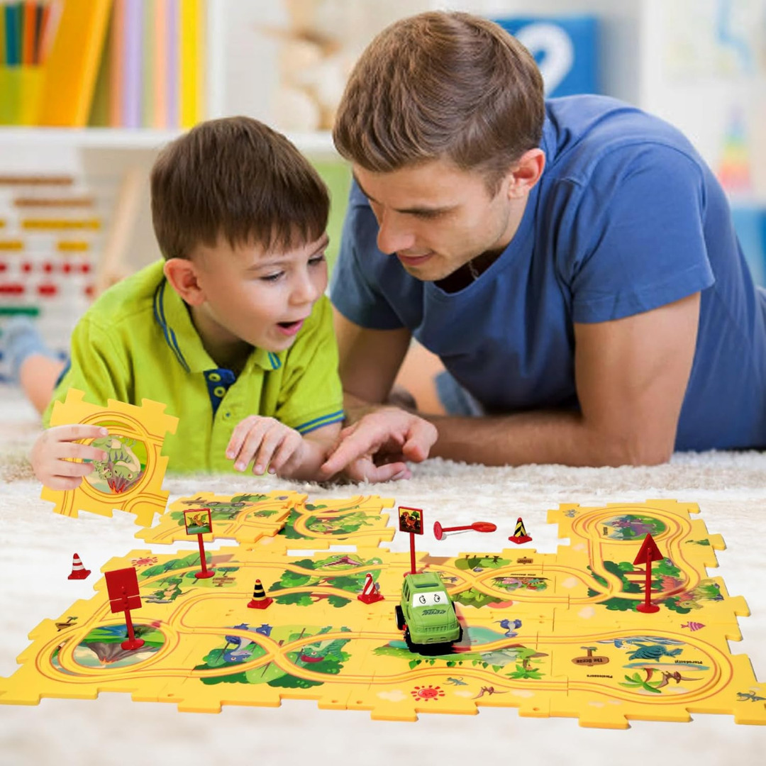Puzzle Set Staza Za Automobile