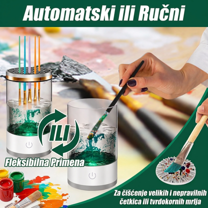 BrushClean™ – Električni Čistač za Četkice
