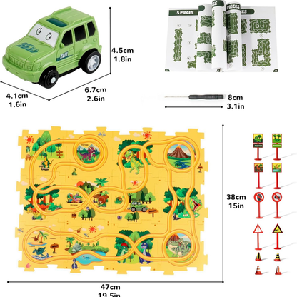 Puzzle Set Staza Za Automobile