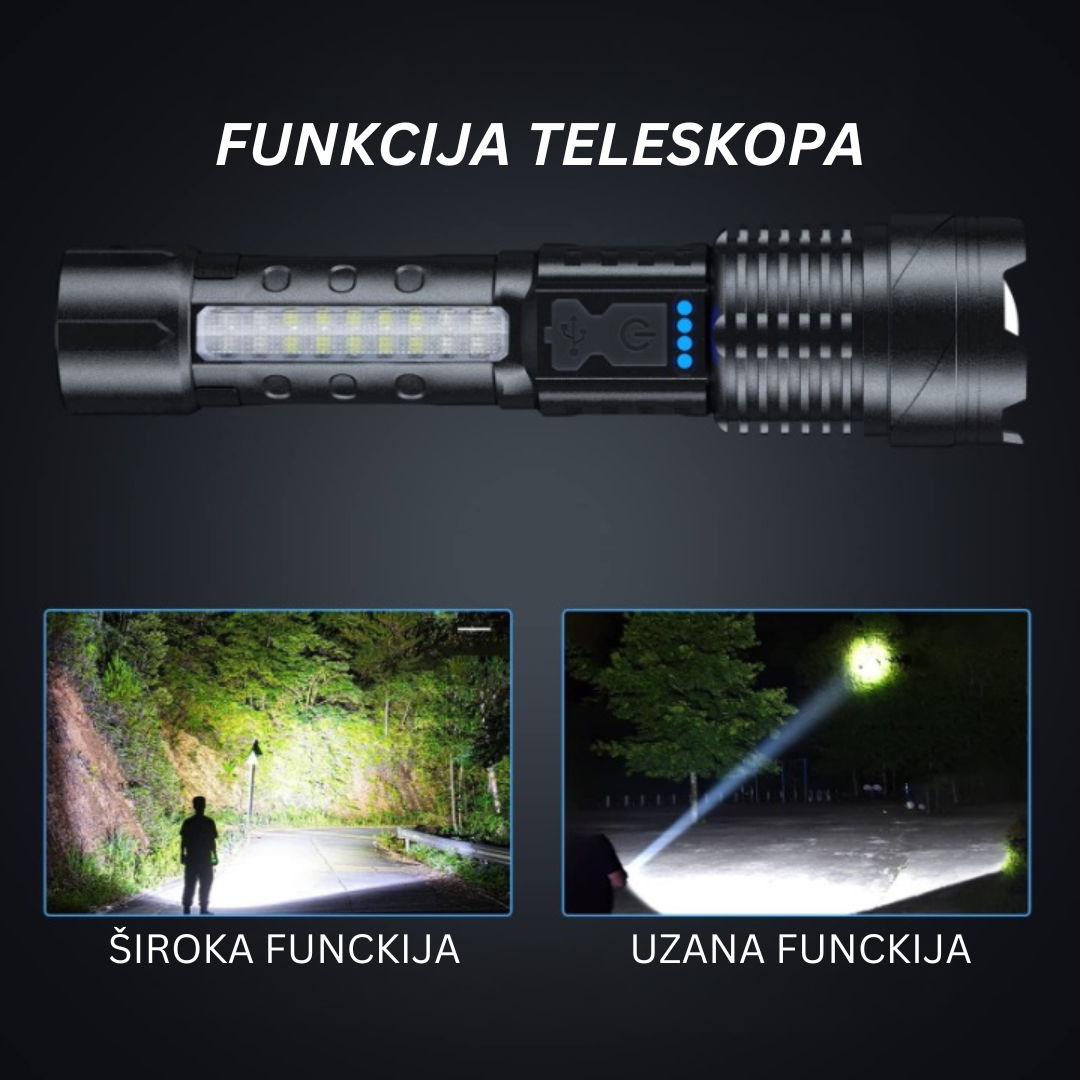 Multifunkcionalna Punjiva LED Lampa