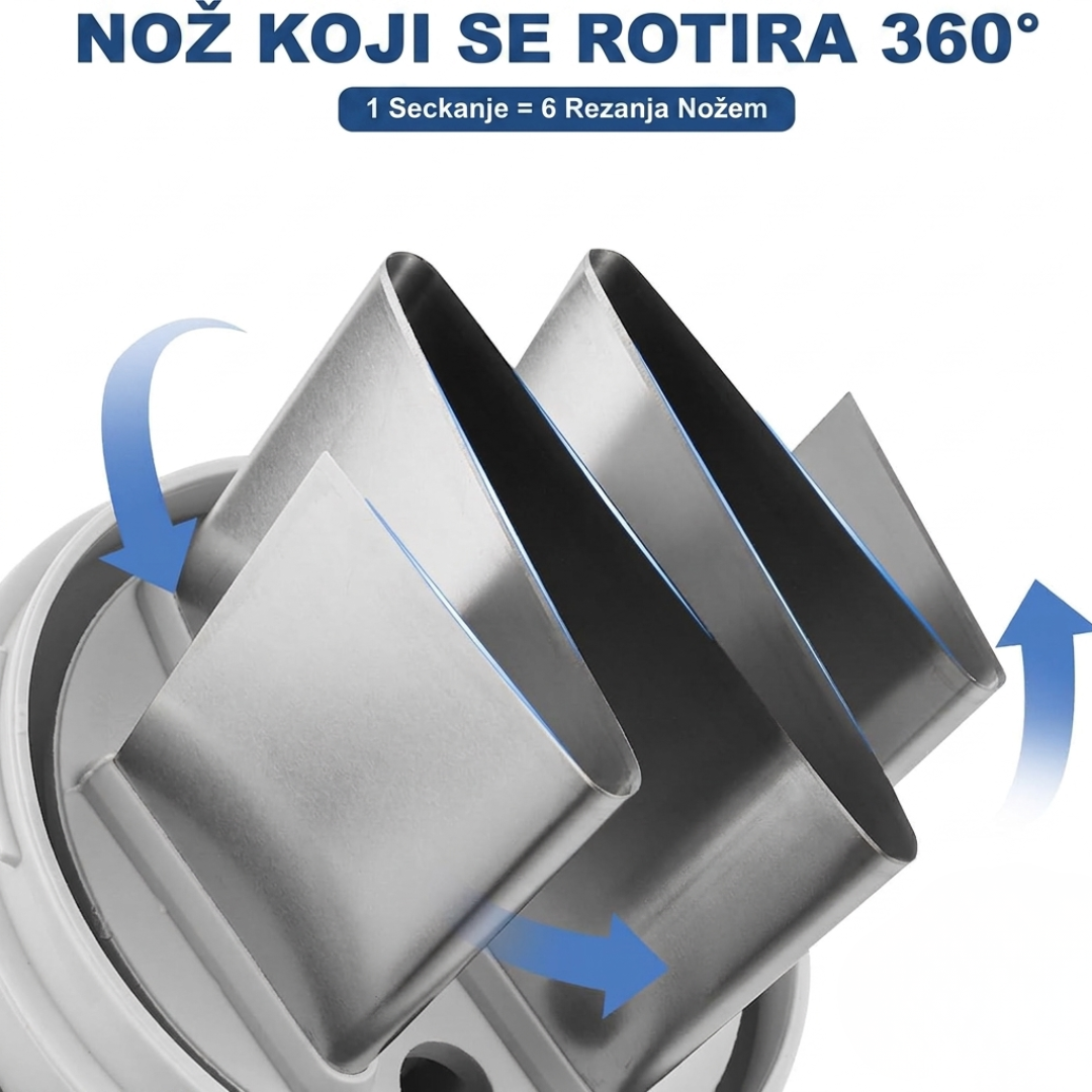 QuickChop™ – Ručni Sekač za Povrće