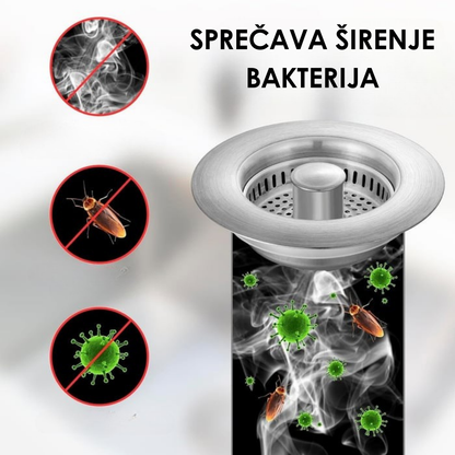 3 u 1 Slivnik Za Sudoperu Od Nerđajućeg čelika