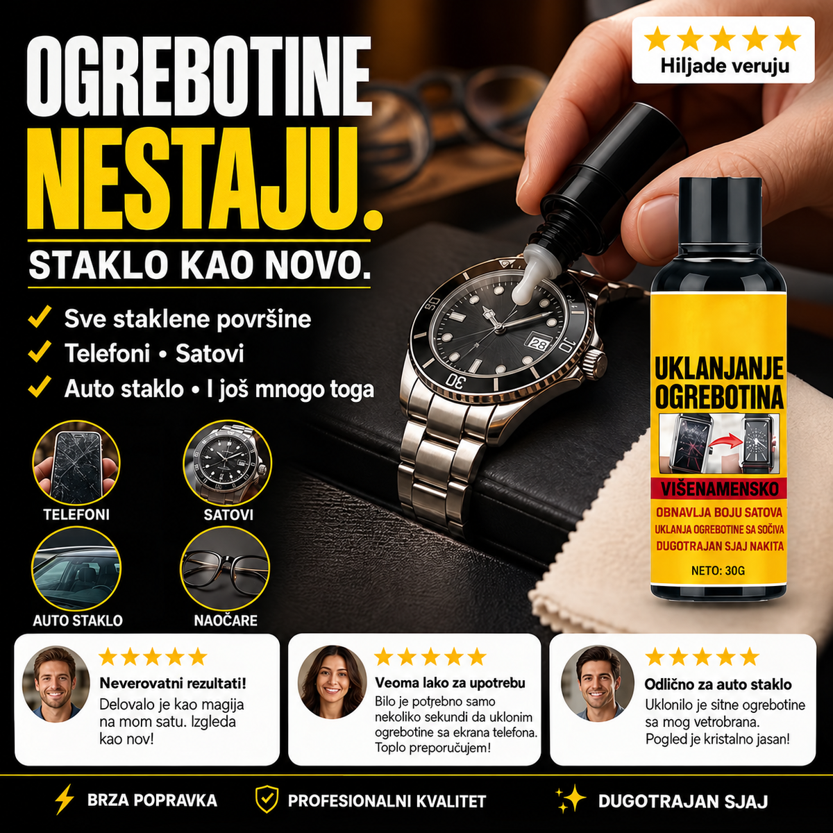 ScratchPolish™ – Multifunkcionalno sredstvo za poliranje ogrebotina