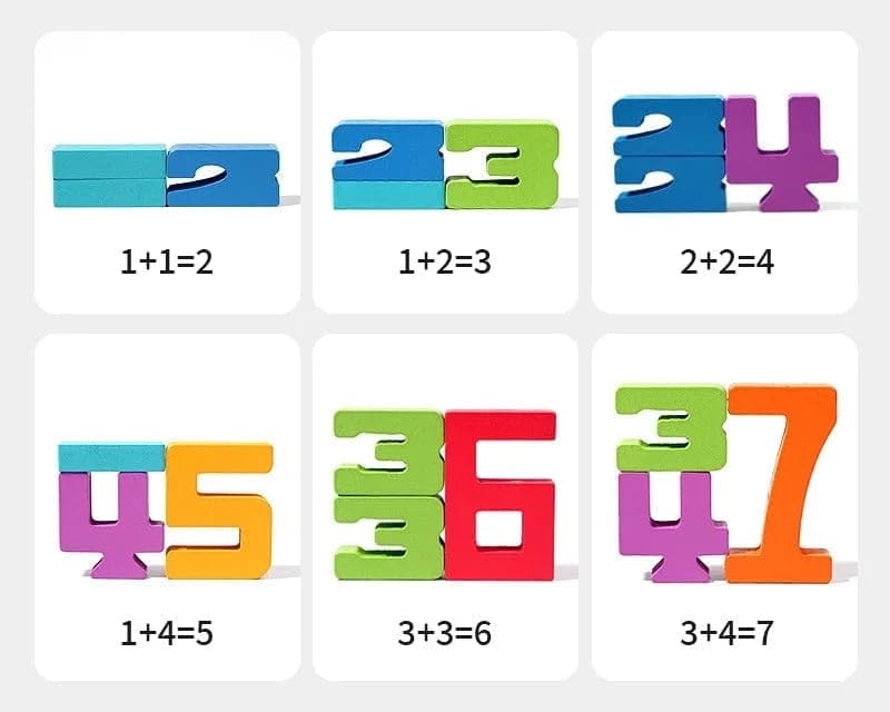 WoodenWonders™ – Drvene Matematičke Puzle za Decu