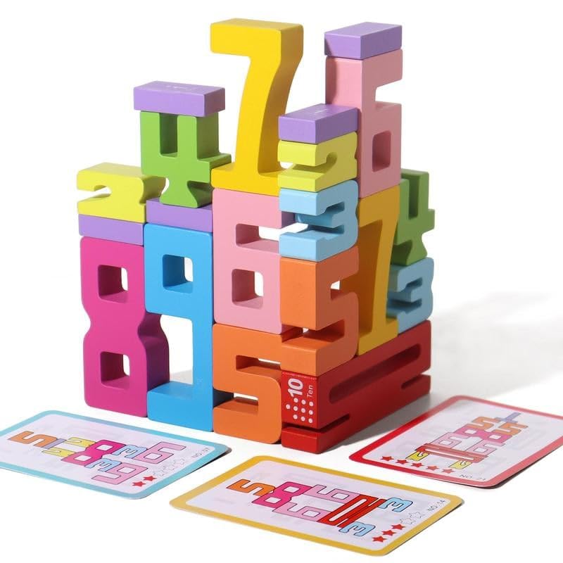 WoodenWonders™ – Drvene Matematičke Puzle za Decu