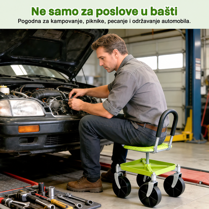 GardenRolling™ – Pokretna Stolica Za Baštu