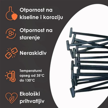 Univerzalne Čvrste Vezice (Set od 100 Komada)